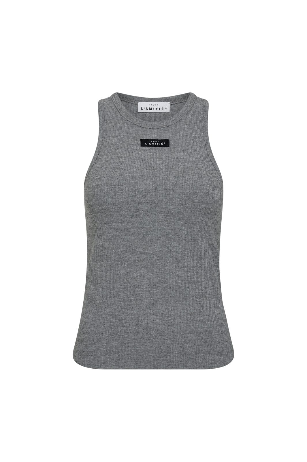 Haute L'Amitié - Rib Badge Tank HL10011 - Grey Melangé