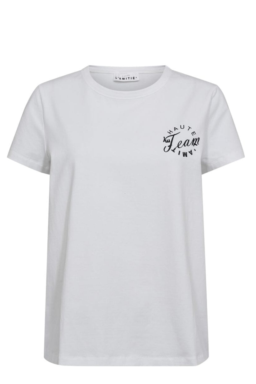 Haute L'Amitié - Rub Team Logo Tee HL10098 - White