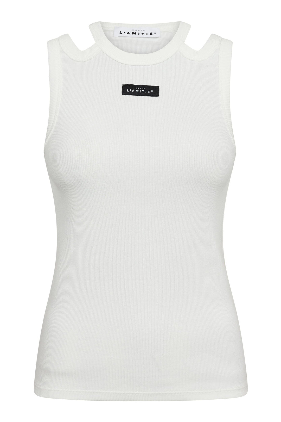 Haute L'Amitié - Sema Open Shoulder Tank Top HL10657 - Off-White Toppe 