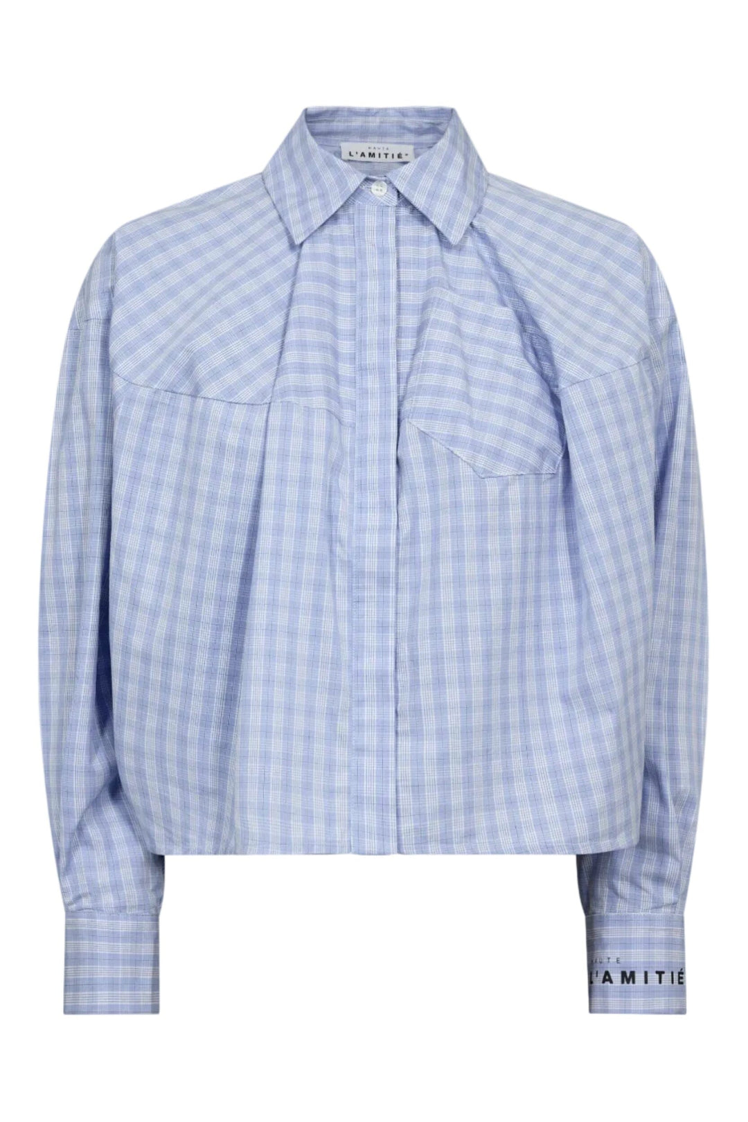 Haute L'Amitié - Sophie Check Shirt HL10746 - Pale Blue Skjorter 