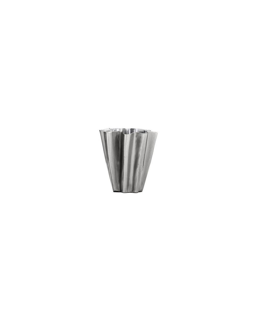 House Doctor - Vase, Hdflood, Børstet Sølvfinish - 900000765
