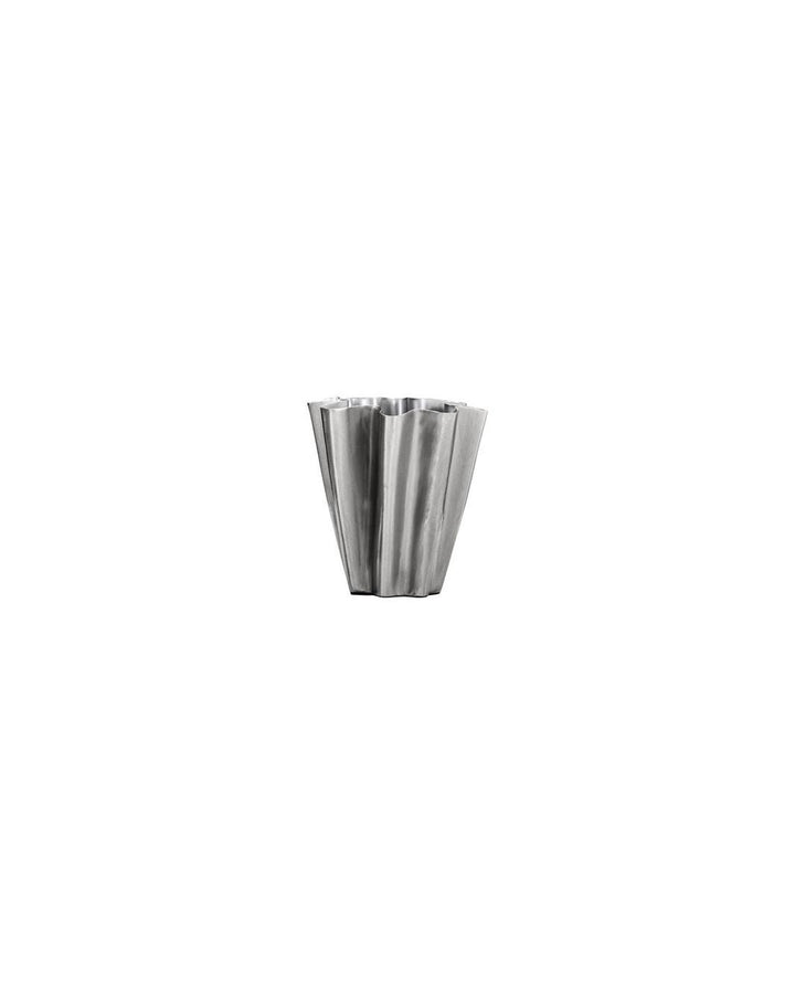 House Doctor - Vase, Hdflood, Børstet Sølvfinish - 900000765