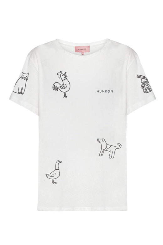 Hunkøn - Noa T-Shirt 26357 - White T-shirts 