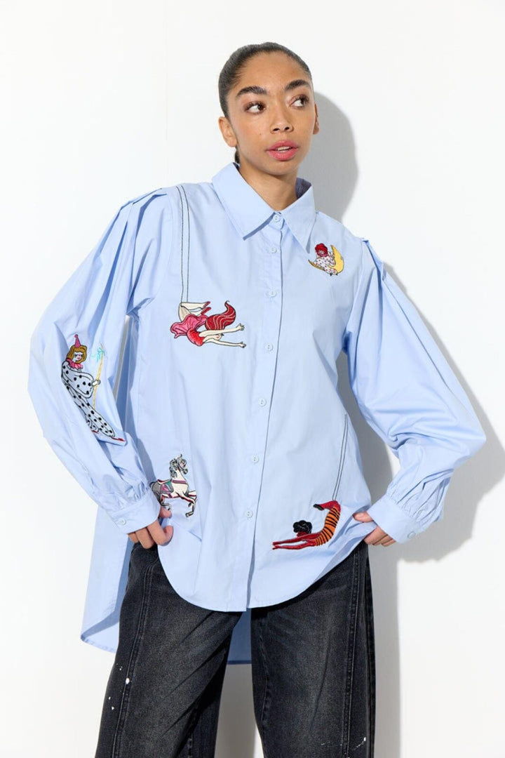 Hunkøn - Sasha Shirt 26515 - Light Blue Skjorter 