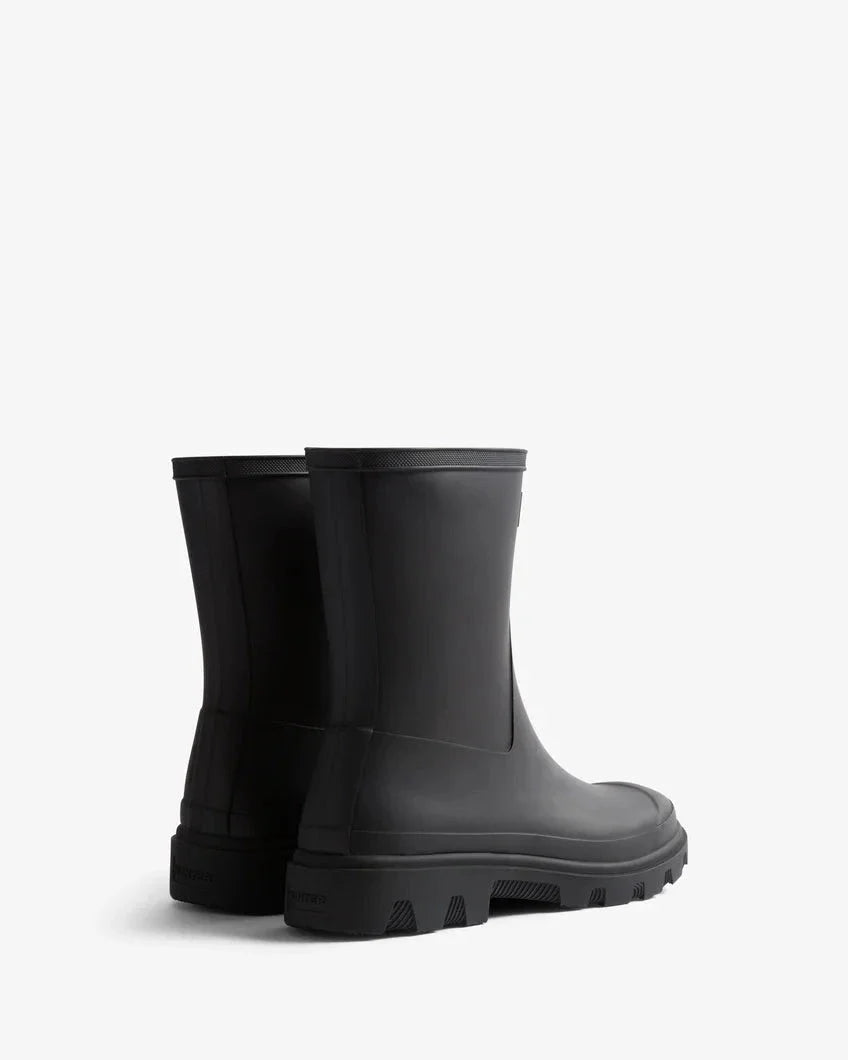 Hunter - Downpour Short Boot Hfru0002251blk - Black Gummistøvler 