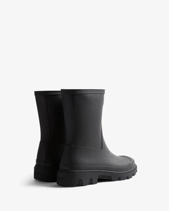 Hunter - Downpour Short Boot Hfru0002251blk - Black Gummistøvler 
