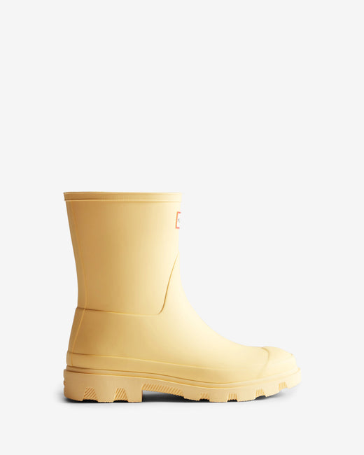 Hunter - Downpour Short Boot Hfru0002251ya - Pale Yellow Gummistøvler 
