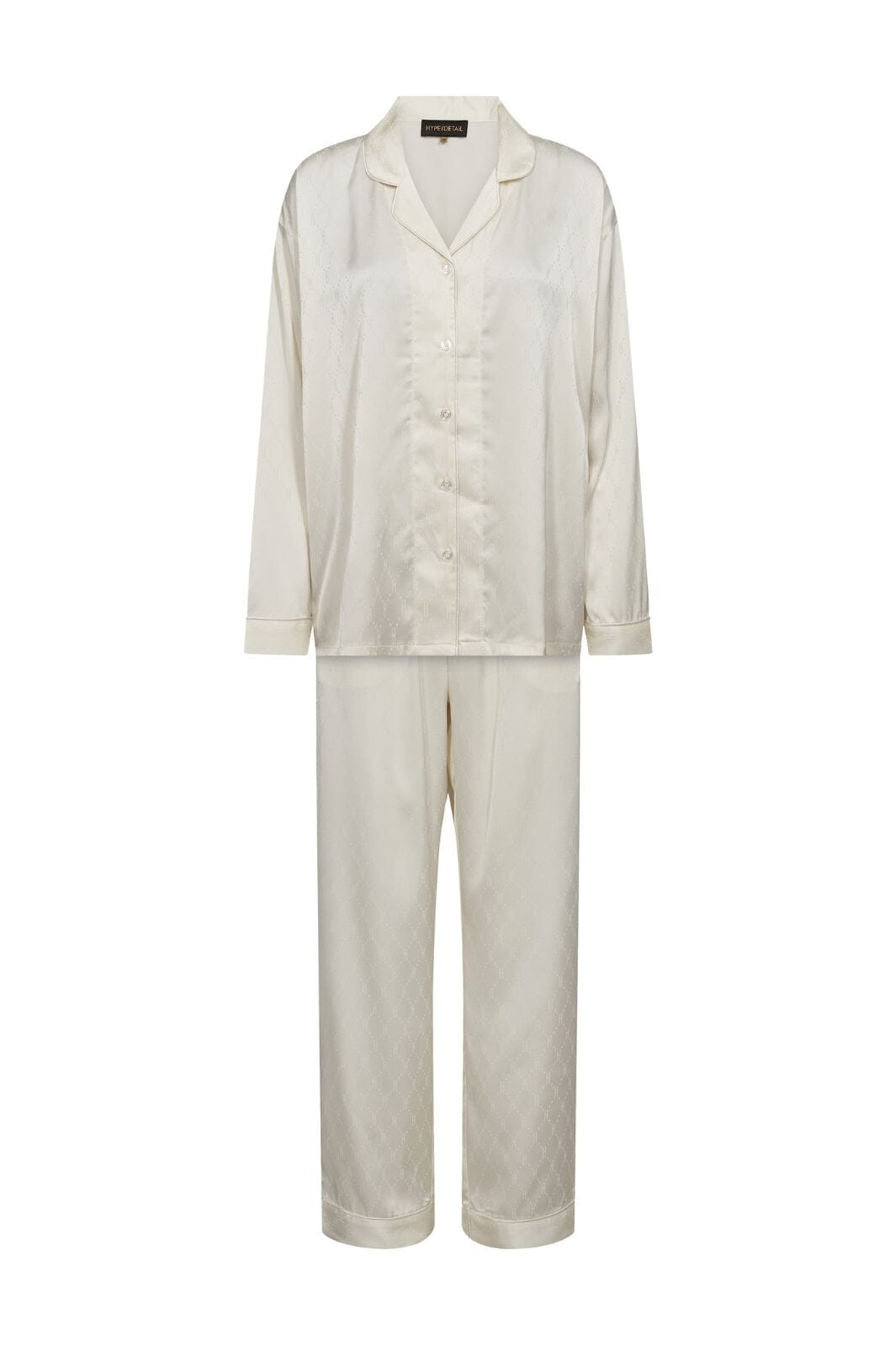 Hype The Detail - Satin Pyjamas 800-43 - 80 - Ivory Nattøj 