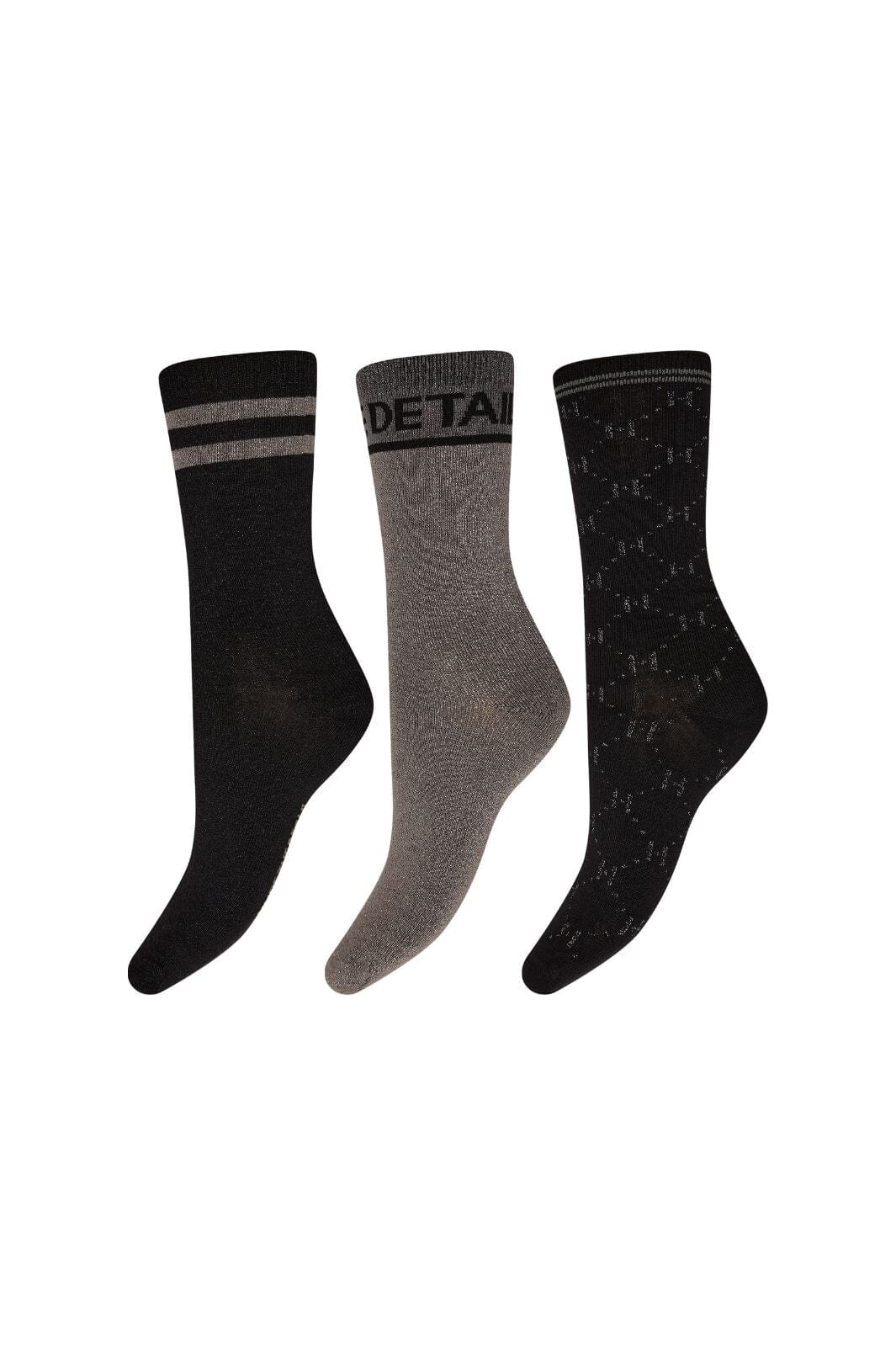 Hype The Detail - Socks 3-Pack 21555-75 - 1001 - Multifarvet Strømper 