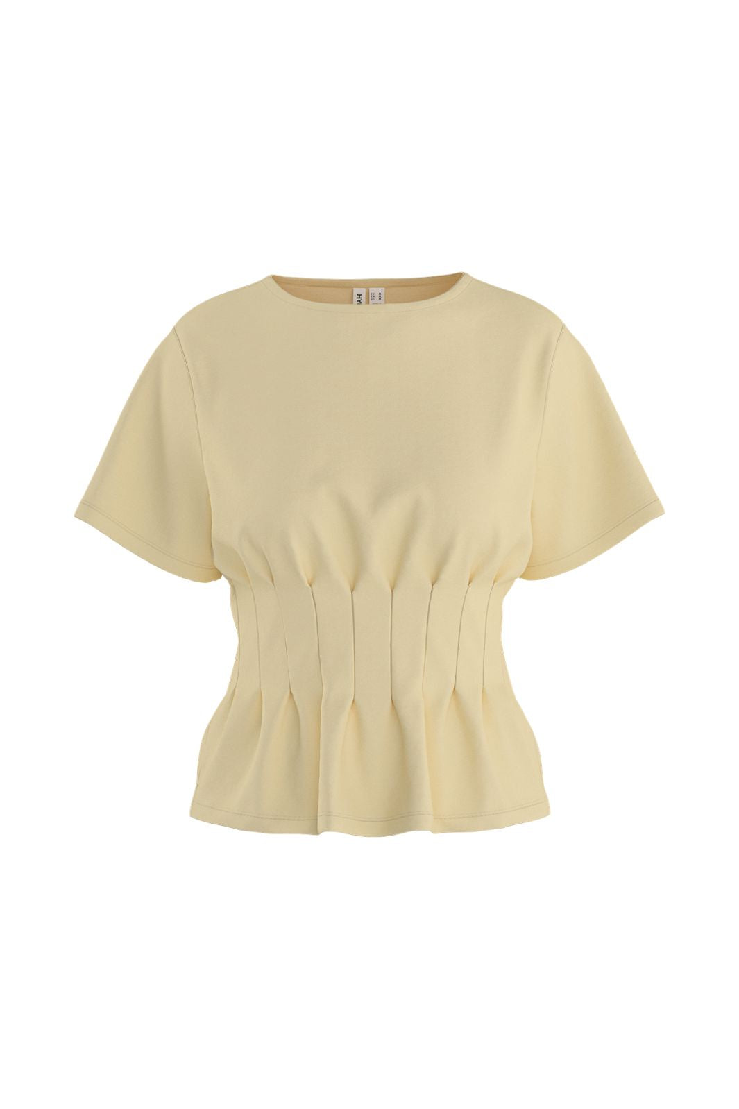 Hypedrop - Hdsana Ss Pleated T-Shirt 32001017 - 5220667 - Anise Flower