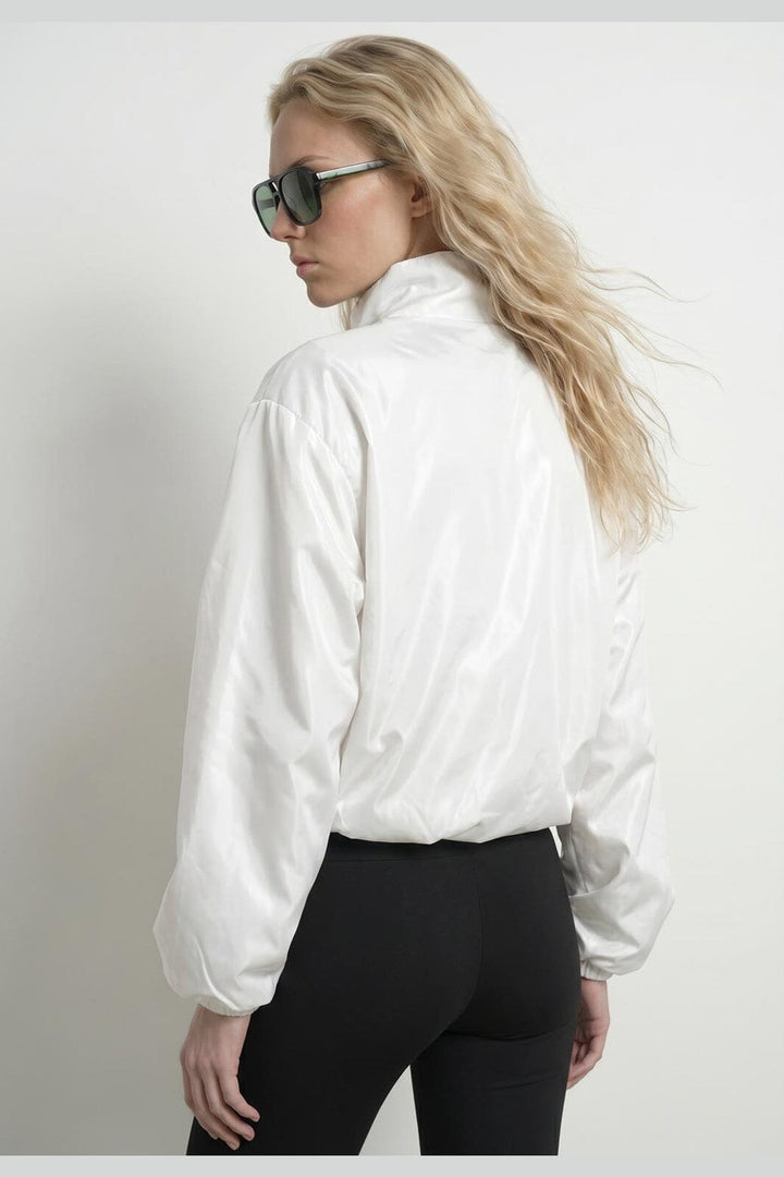 Hypedrop - Hdvallie Ls Zip Top 32001085 - 5236244 - White