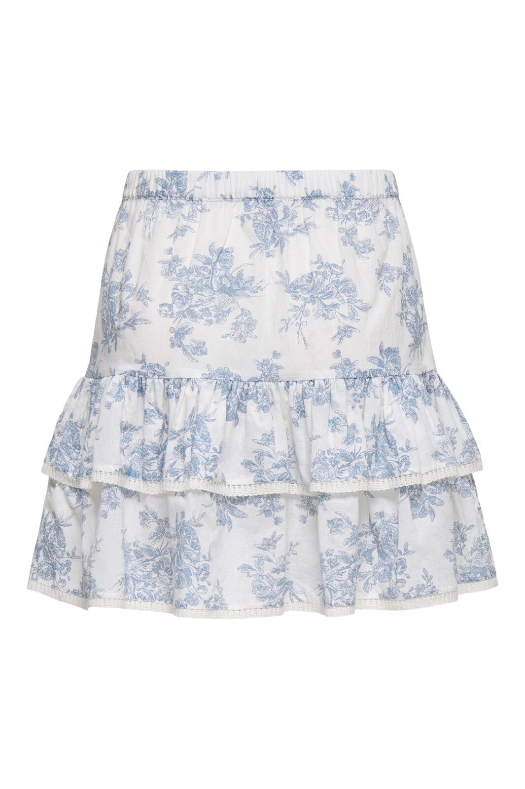JDY - Jdyalberte Layer Skirt - 5026898 Cloud Dancer 26-02-26 Abstract Flowers