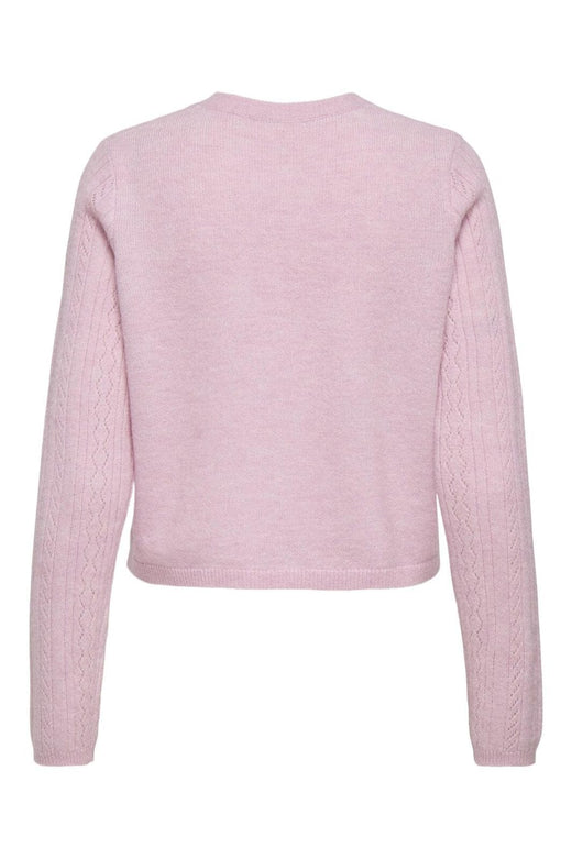 JDY - Jdyapril Life L/S O-Neck Cardigan Knt - 4906408 Fragrant Lilac Melange