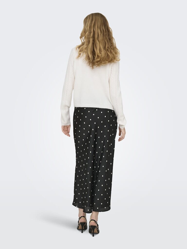 JDY - Jdyapril Life L/S O-Neck Cardigan Knt - 4989001 Bright White Melange Cardigans 