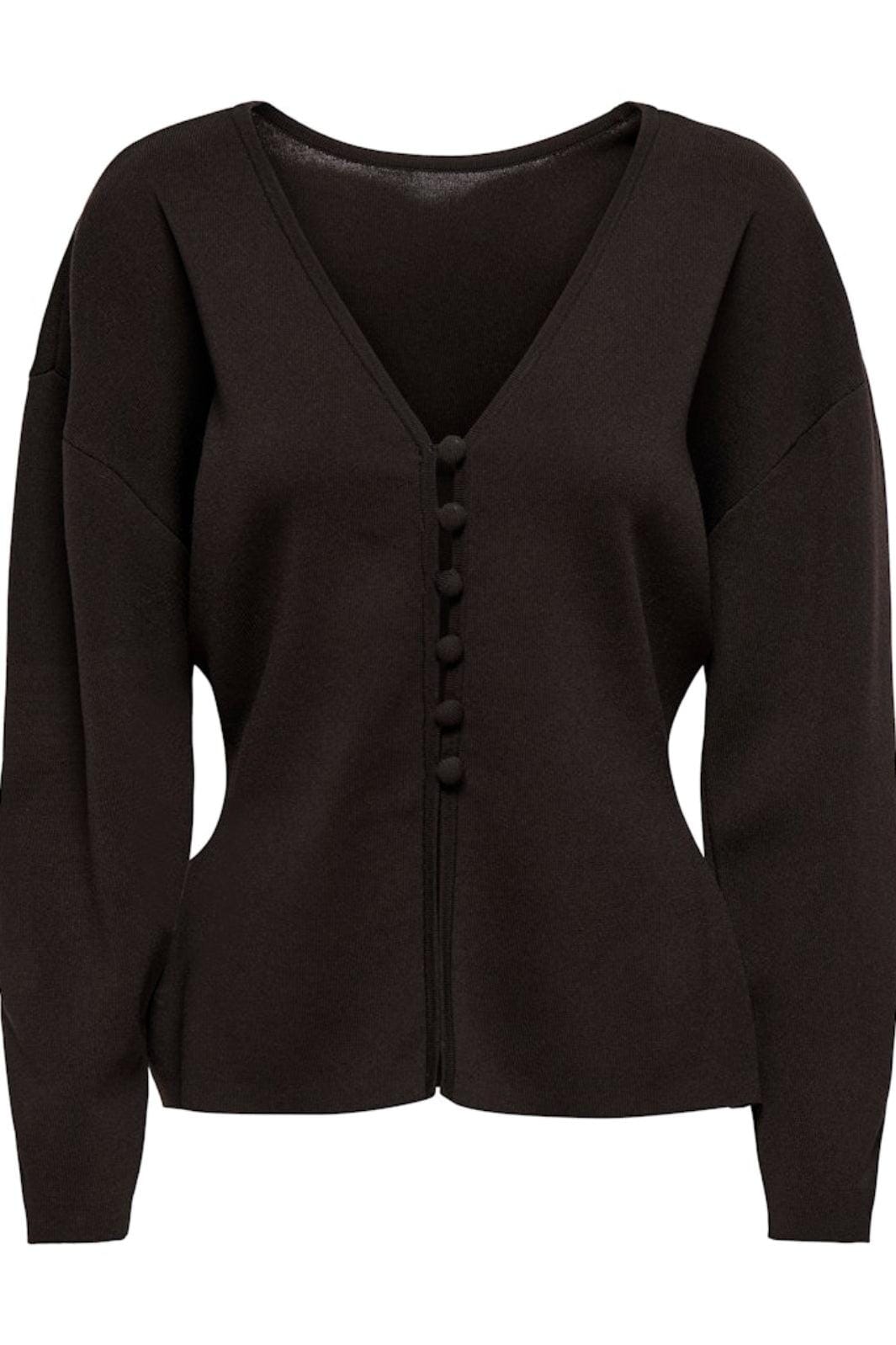JDY - Jdyastra L/S Reversible Cardigan Knt - 4992128 Chocolate Torte Cardigans 