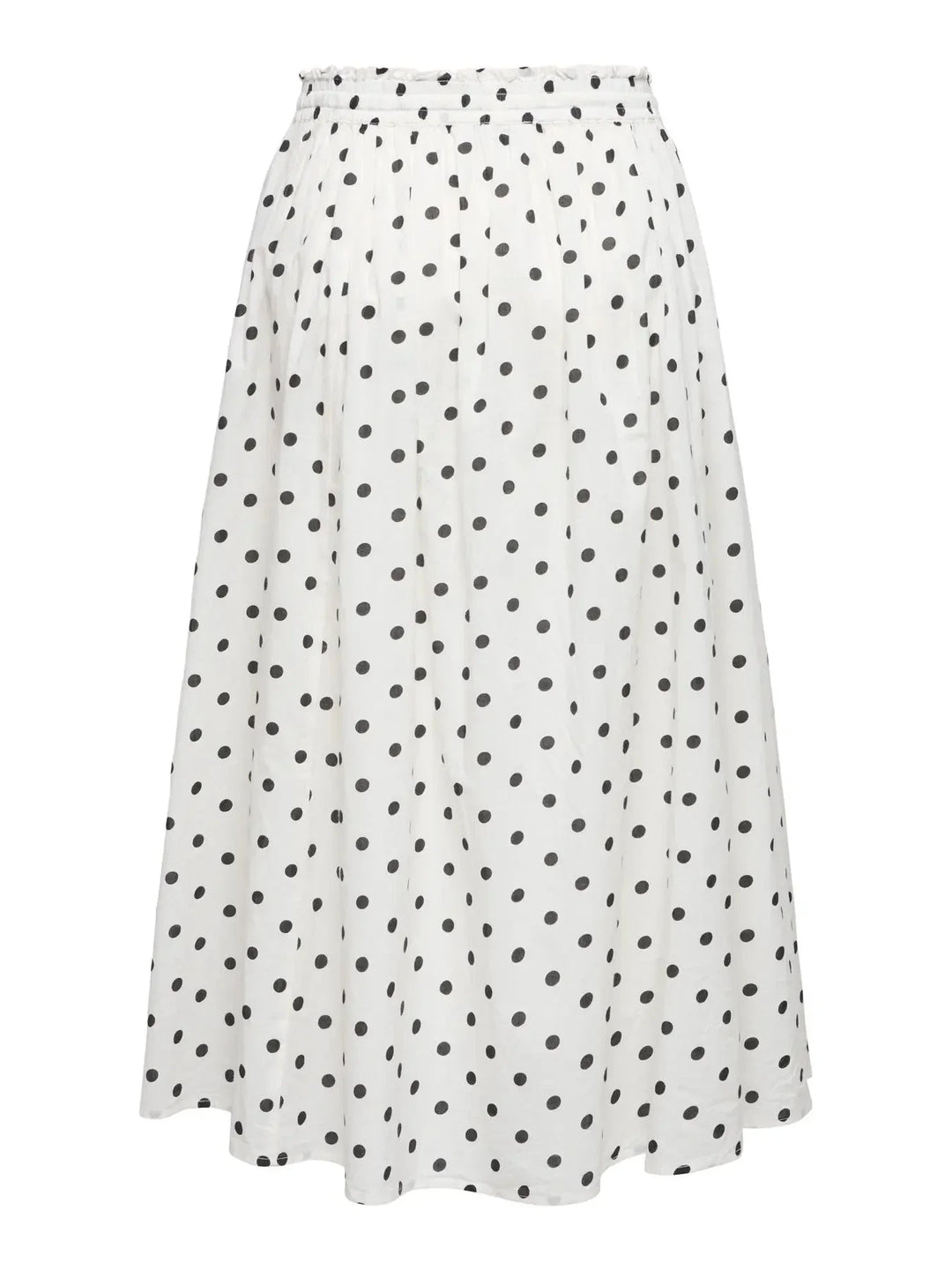 JDY - Jdydiego Maxi Skirt - 5040496 Cloud Dancer Black Dot Nederdele 