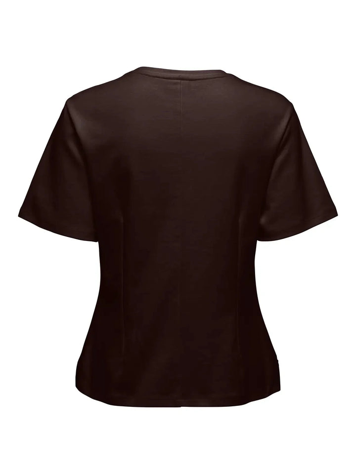 JDY - Jdyeva S/S Top - 4978530 Black Coffee T-shirts 