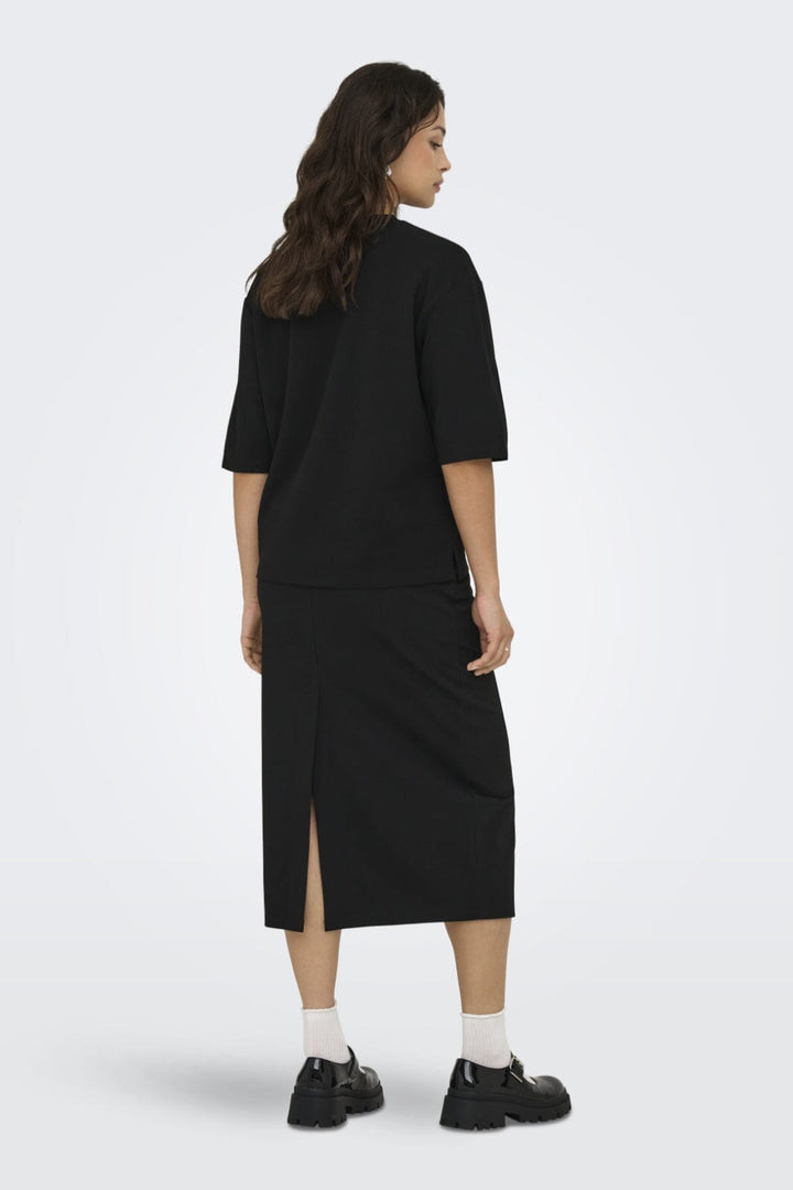 JDY - Jdygeggo Ss O Neck Loose Top - 4901911 Black