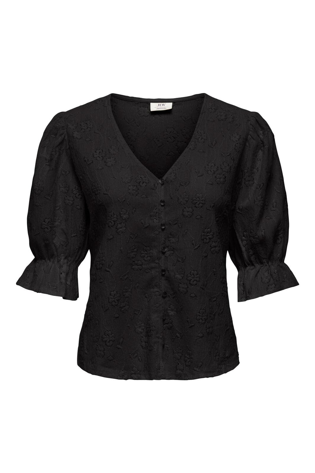 JDY - Jdyjakobe 2/4 Lace Top - 5102688 Black