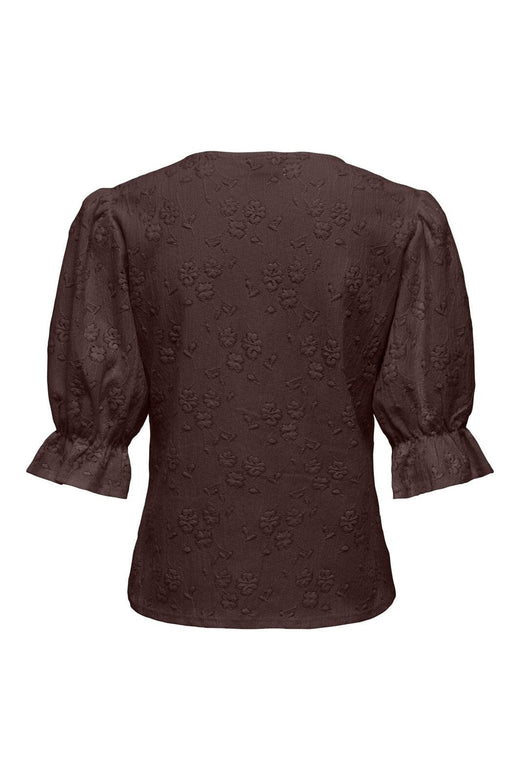 JDY - Jdyjakobe 2/4 Lace Top - 5102689 Coffee Bean