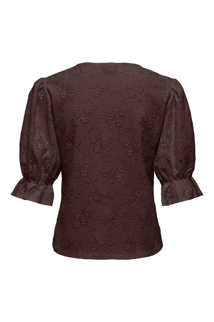 JDY - Jdyjakobe 2/4 Lace Top - 5102689 Coffee Bean
