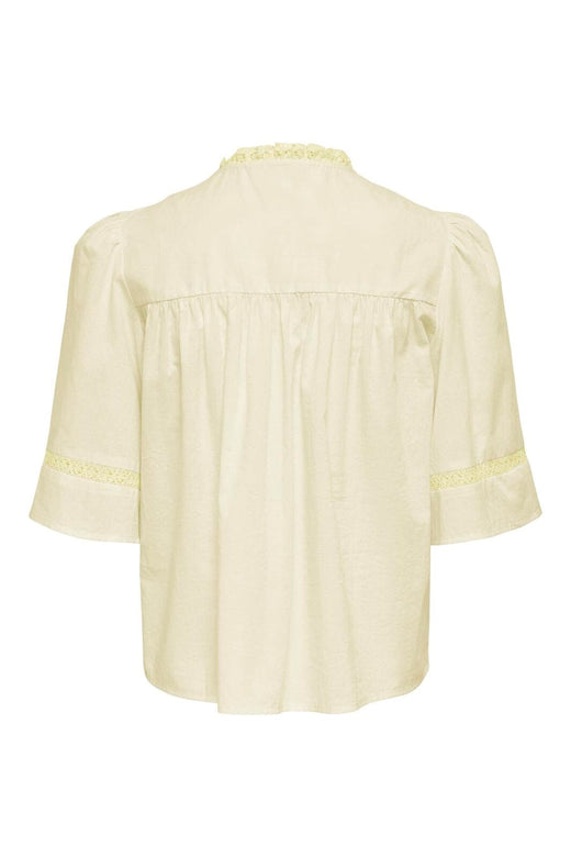 JDY - Jdyjulie 2/4 Lace Detail Top - 5026891 Pear Sorbet