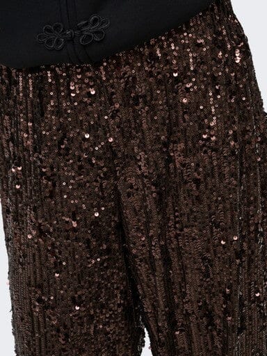 JDY - Jdylola Sequin Balloon Pants - 5110787 Rum Raisin Bukser 