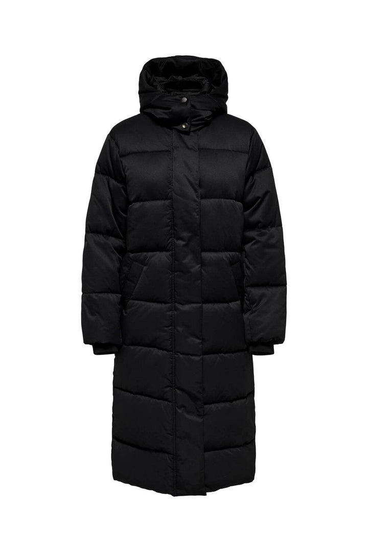 JDY - Jdymaja Long Padded Jacket Yfm - 4734295 Black Dtm Jdy Lining