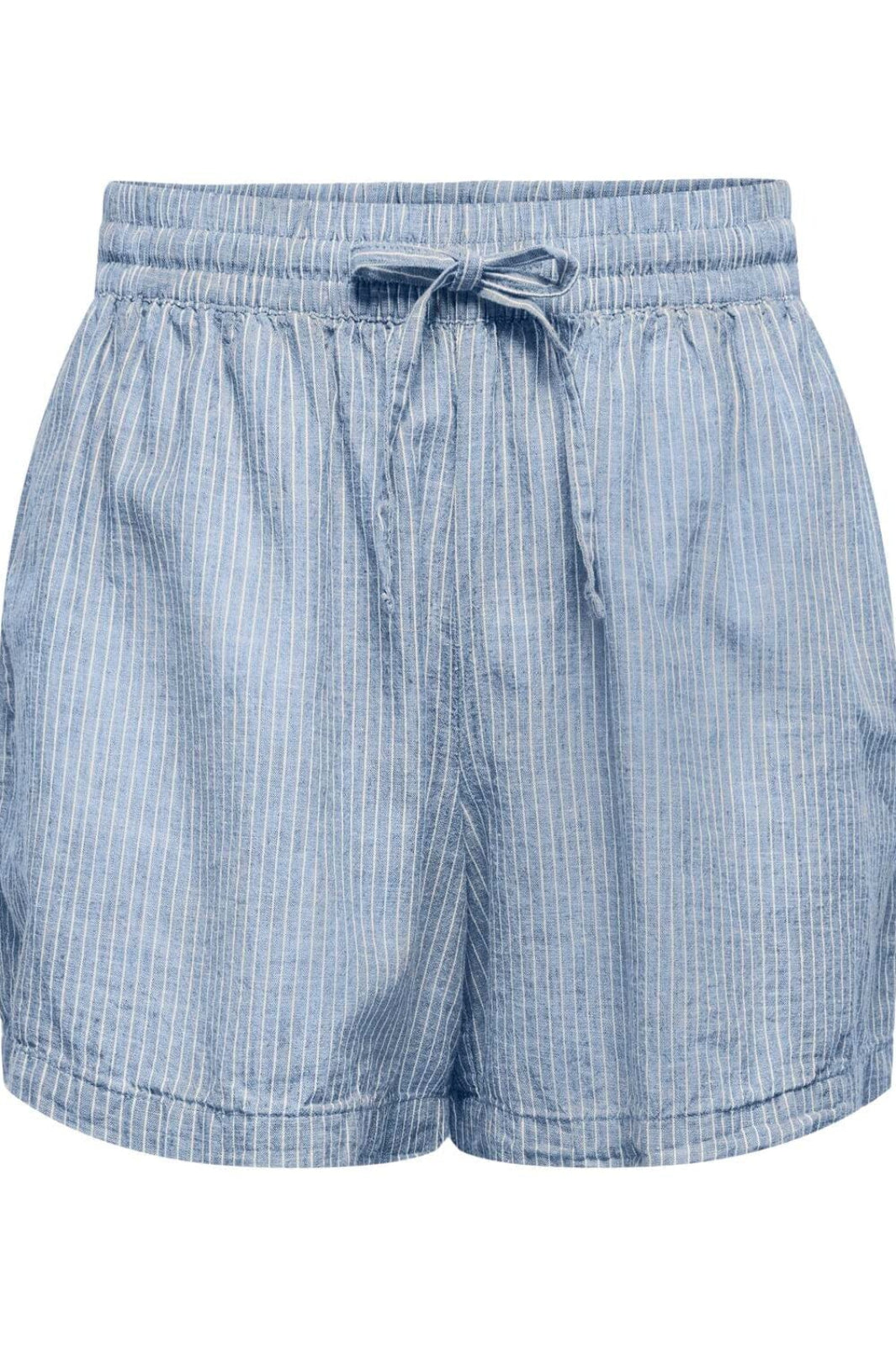 JDY - Jdymila Linen Shorts Dia - 5049020 Kentucky Blue Cloud Dancer Shorts 