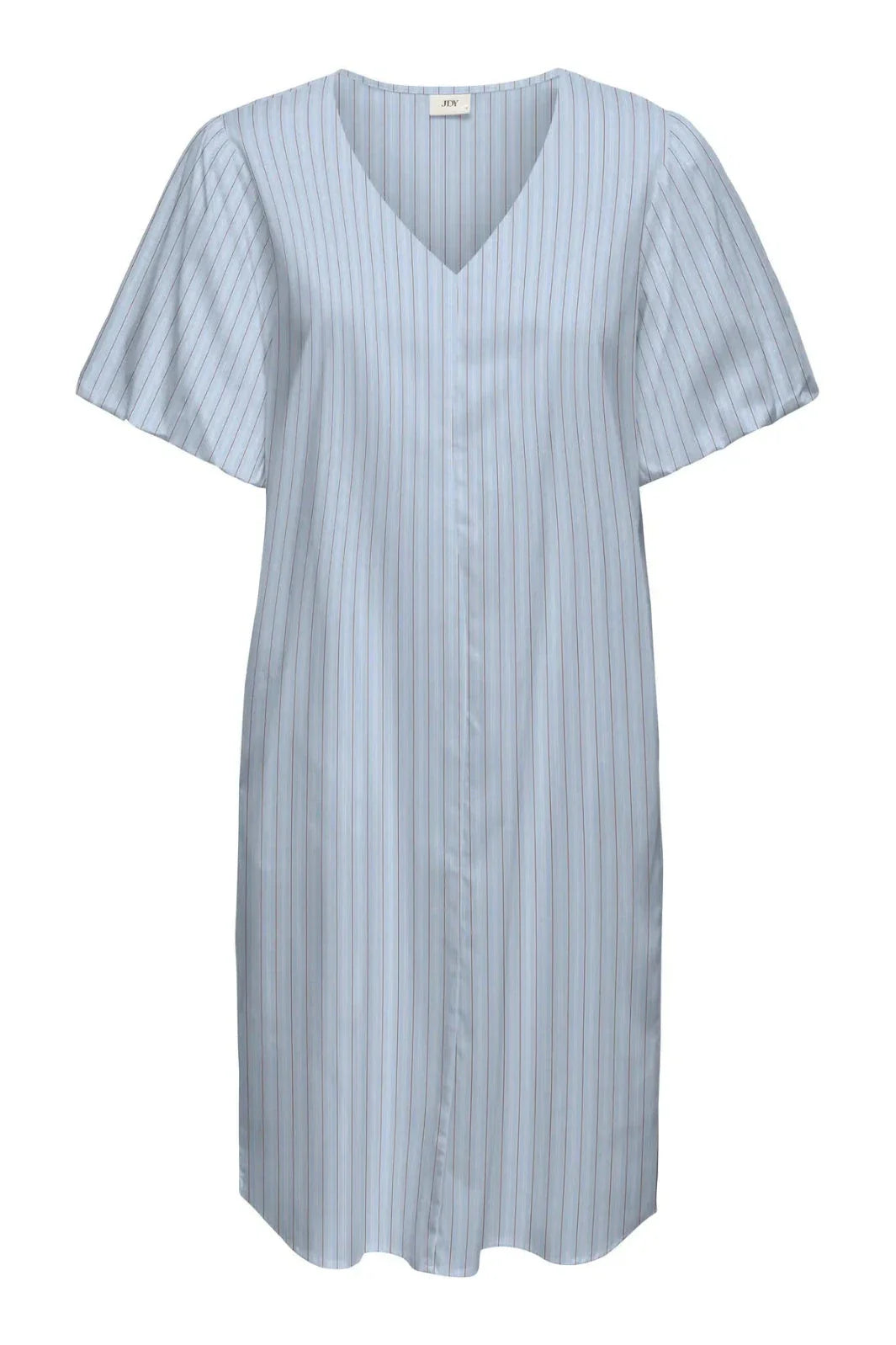 JDY - Jdymio 2/4 Mididress Dia - 5049556 Cashmere Blue 01-02-26 White & Toasted Coconut Kjoler 