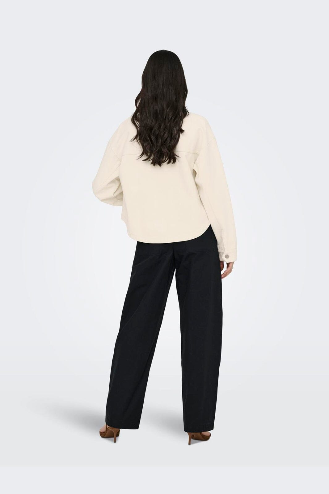 JDY - Jdynoma L/S Shacket - 4925072 Ecru