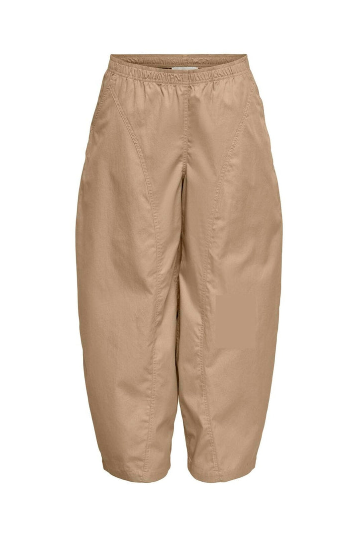 JDY - Jdysima Barrel Leg Pant - 5182444 Travertine