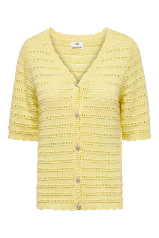 JDY - Jdytanja 2/4 V-Neck Cardigan Knt - 5020381 Double Cream Cardigans 