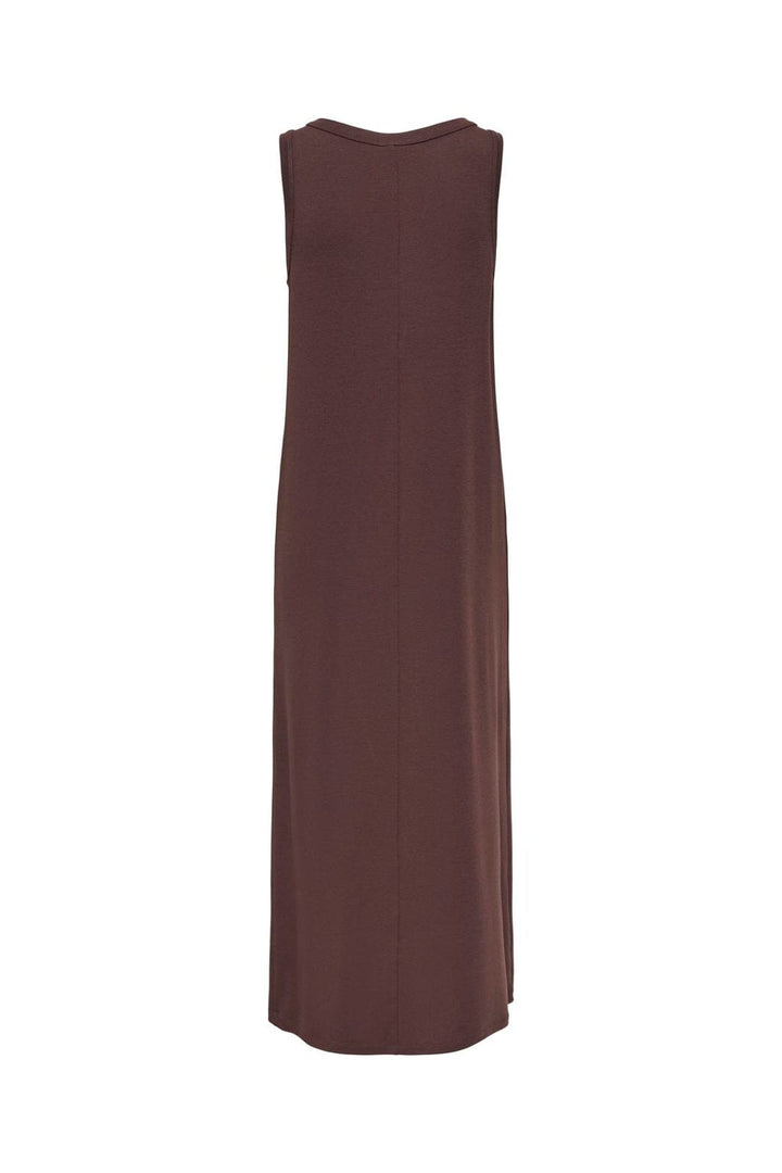 JDY - Jdyuffa S/L Long Dress - 5195585 Chicory Coffee