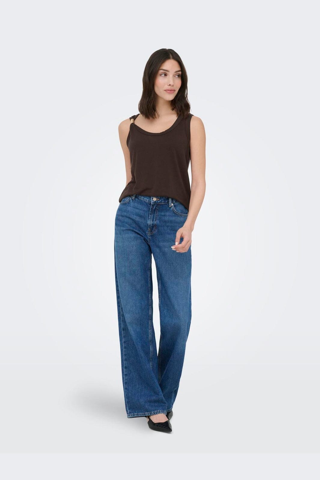 JDY - Jdyuffa S/L Top - 4969517 Chicory Coffee