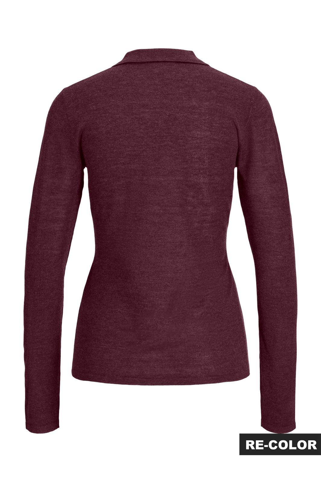 Jjxx - Jxalberte Polo Neck Knit - 5120814 Winetasting