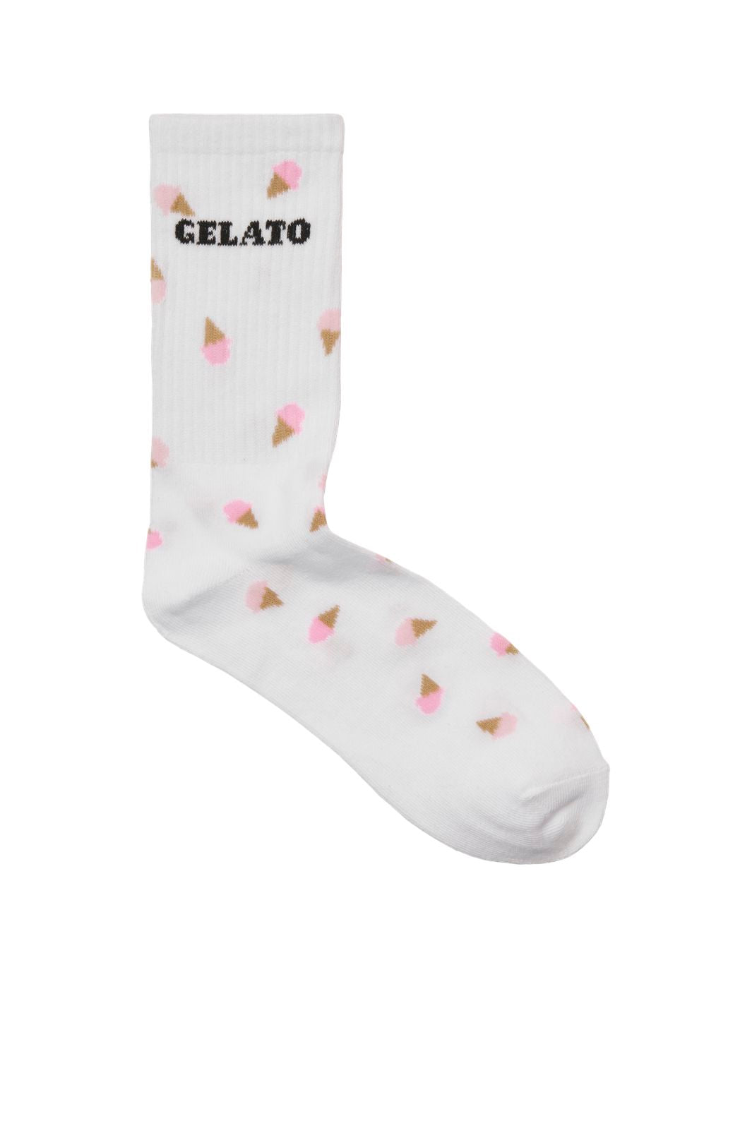 Jjxx - Jxbasic Tennis Print Sock 3-Pack Acc - 5018759 White W. Gelato / Caliente & Espresso