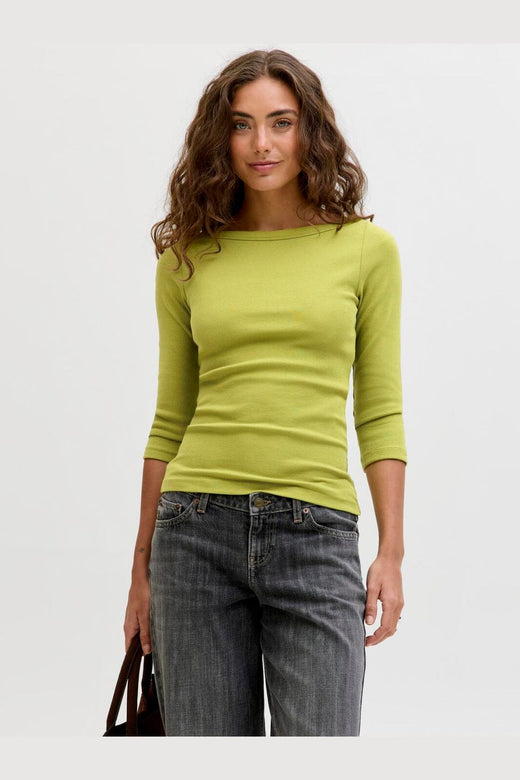 Jjxx - Jxfifi Str 3/4 Boatneck Top - 5080531 Perfect Pear