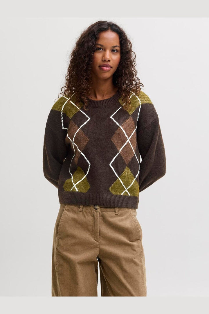 Jjxx - Jxharvi Crew Neck Knit - 5082407 Demitasse