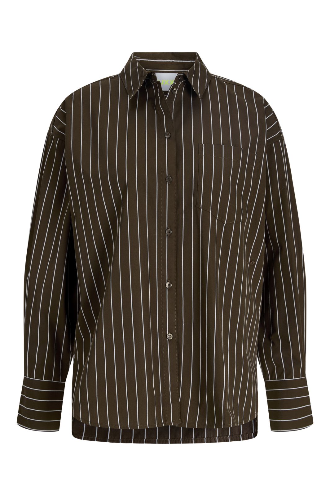 Jjxx - Jxjamie Ls Relaxed Poplin Shirt - 5126035 Demitasse Thin White