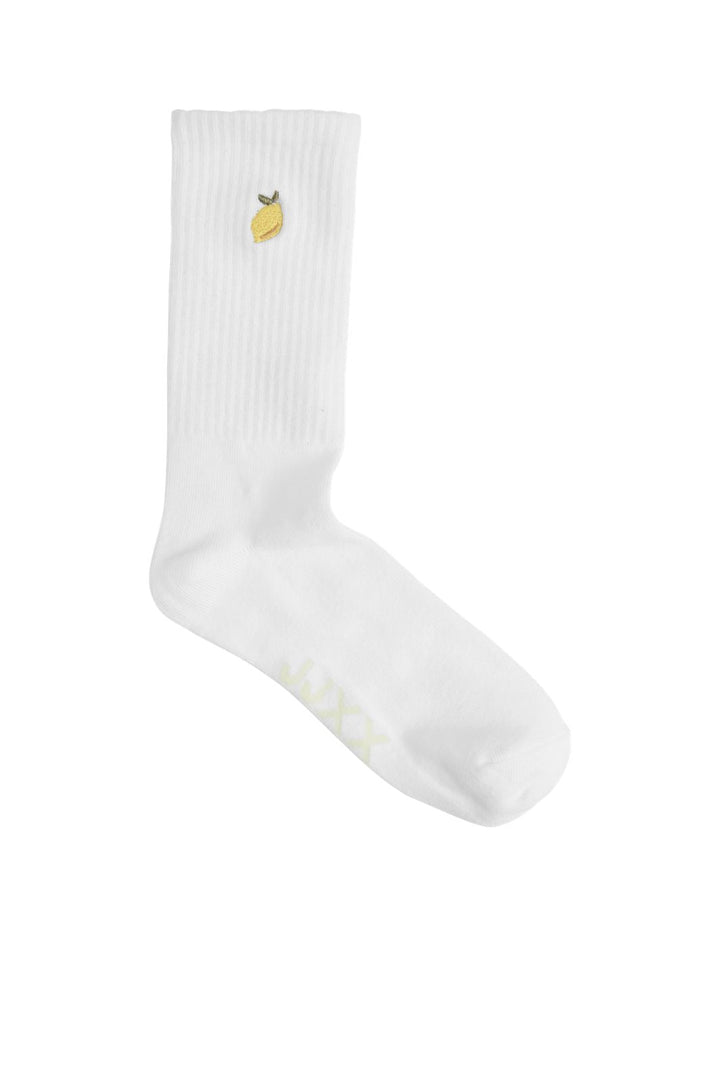 Jjxx - Jxreese Embroidery Sock 3-Pack Acc - 4959377 White W.Lemon/Flower & Cloud