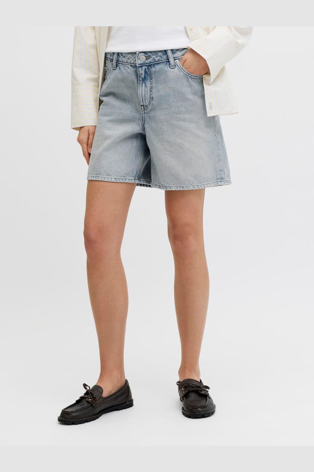 Jjxx - Jxseville Short Shorts Ln - 4958699 Medium Blue Denim Vintage