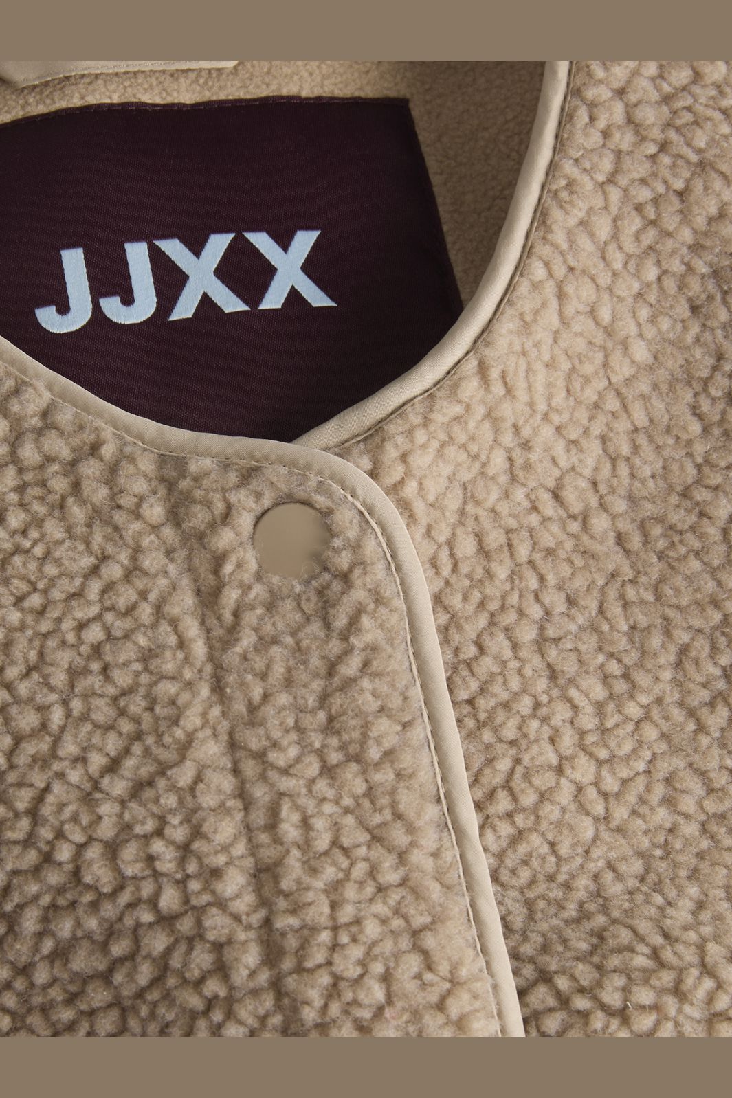 Jjxx - Jxvera Teddy Vest - 5038172 Humus Melange
