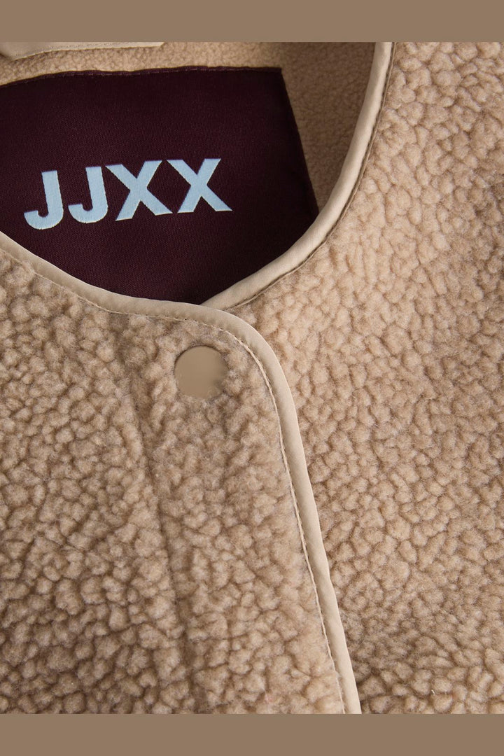 Jjxx - Jxvera Teddy Vest - 5038172 Humus Melange