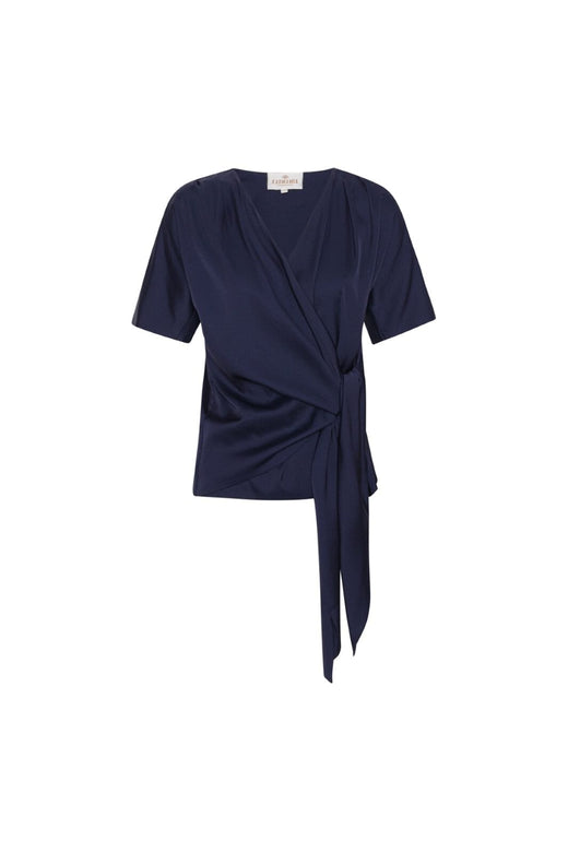 Karmamia - Dagmar Blouse 1582 - Oxford Blue