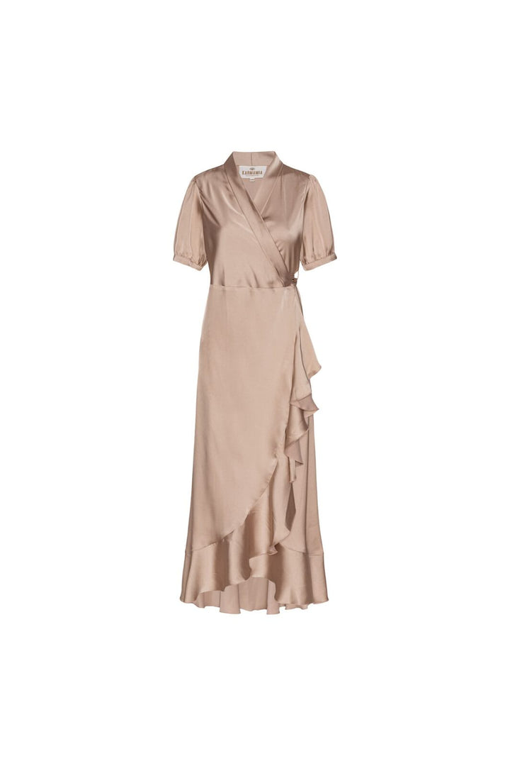 Karmamia - Iris Dress 2035 - Hammered Satin Blush