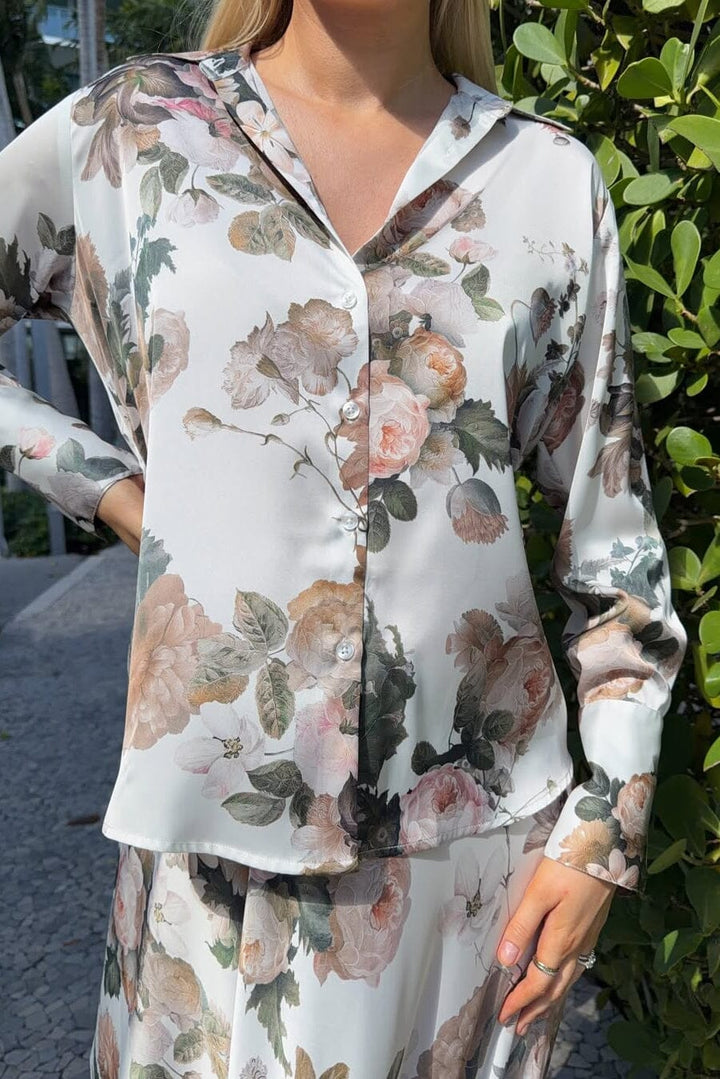 Karmamia - Joseph Shirt 2359 - Pale Bouquet Skjorter 
