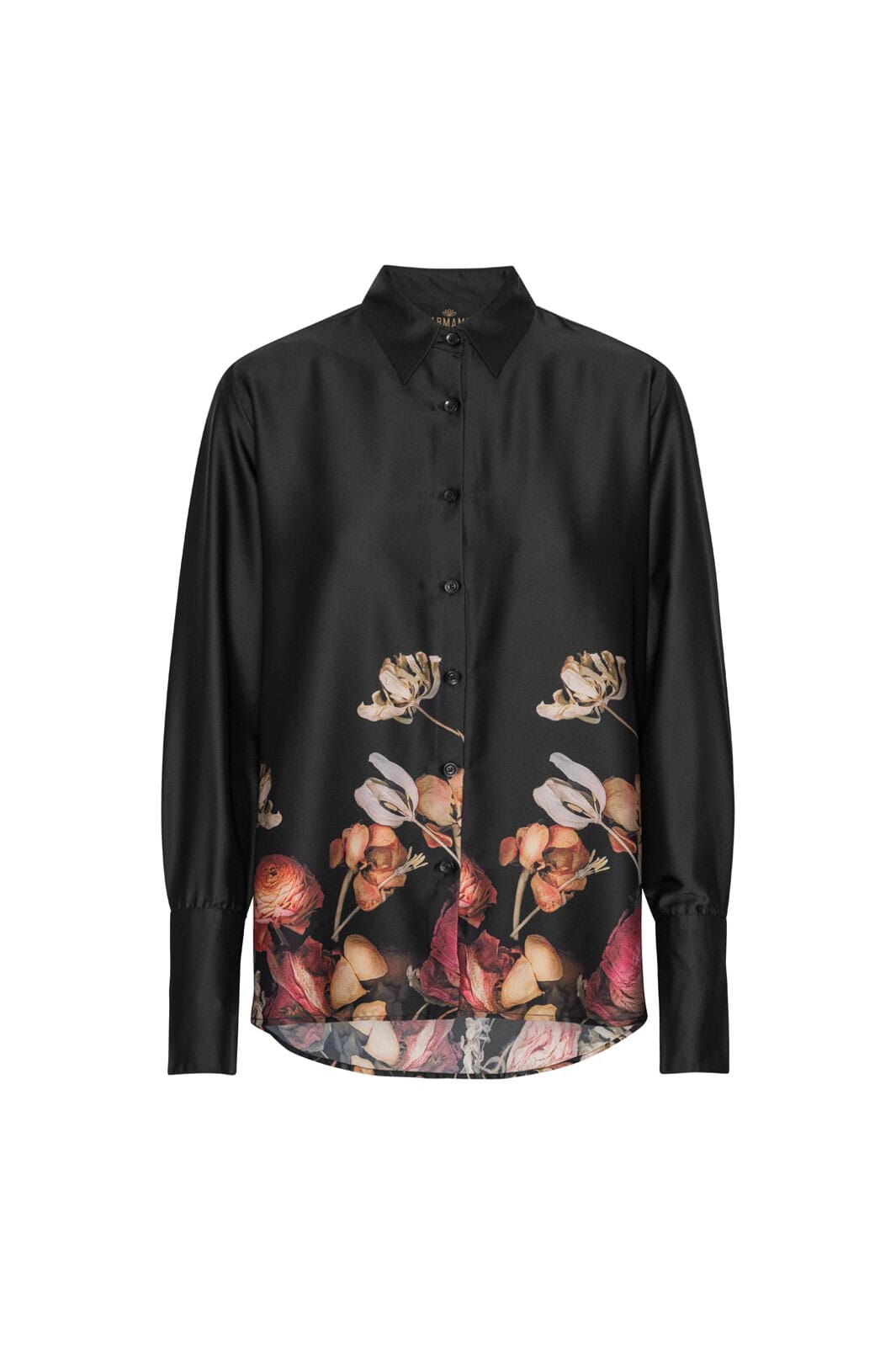 Karmamia - Joseph Shirt 2163 - Black Blossom