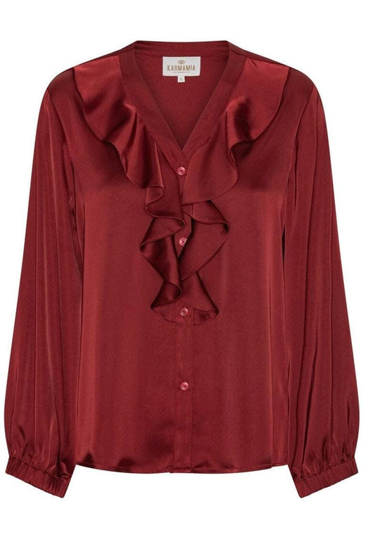 Karmamia - Sophia Blouse 2302 - Semi Rich Merlot