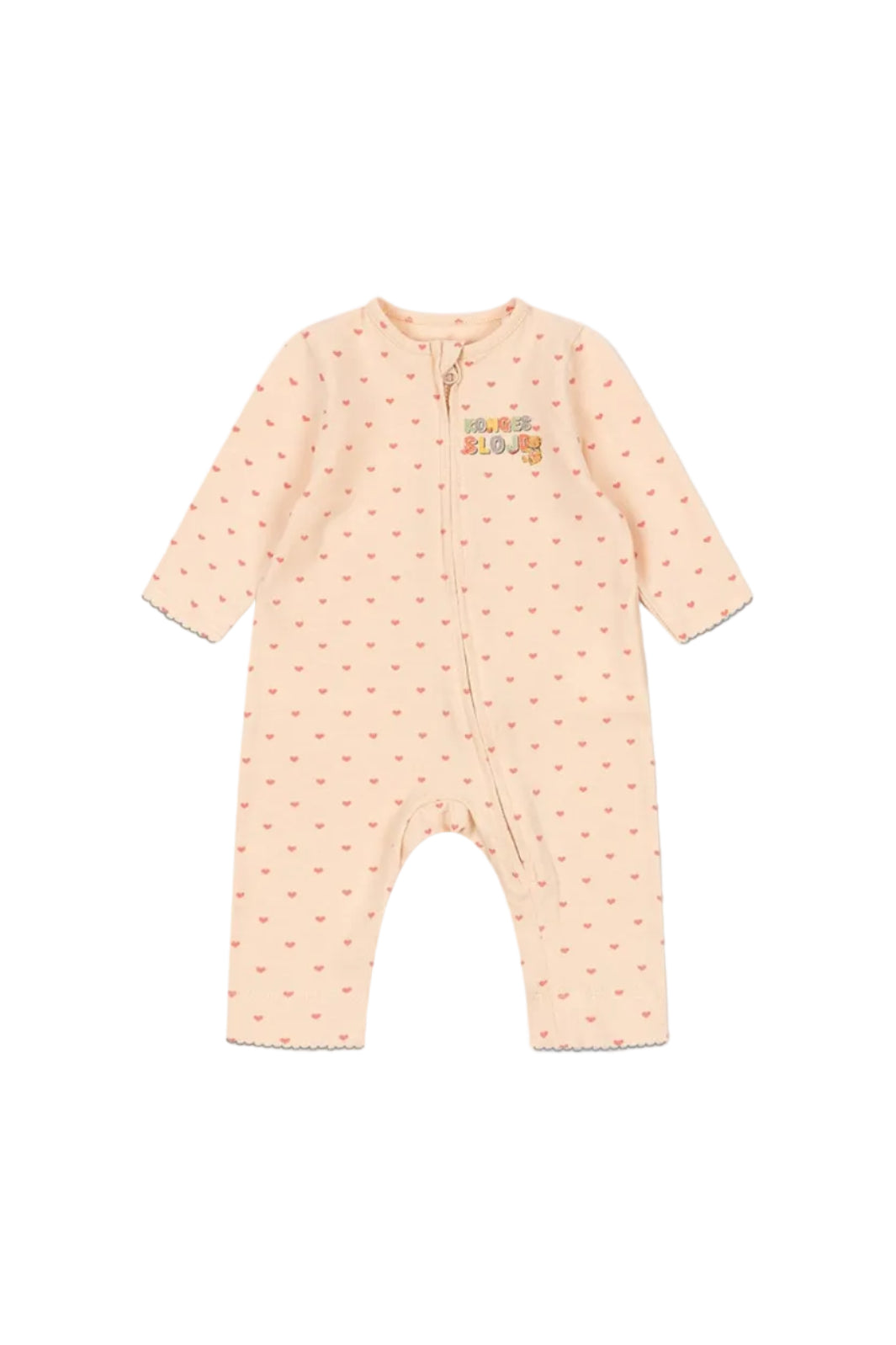 Konges Sløjd - Basic Zip Onesie Gots Ks105901 - Teddy Coeur